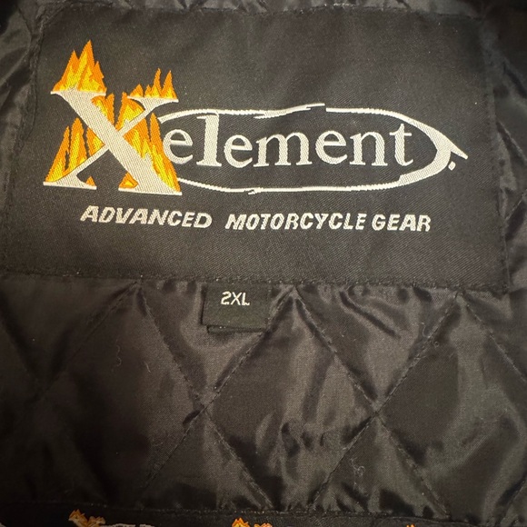 Xelement Women’s Motorcycle Advanced Gear Jacket Coat Zip Out Black SZ 2XL EUC - Picture 9 of 16